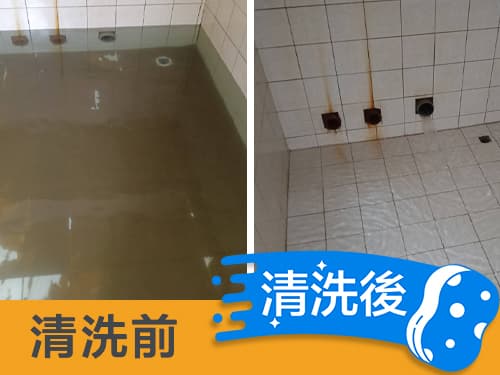 水塔池中池清洗